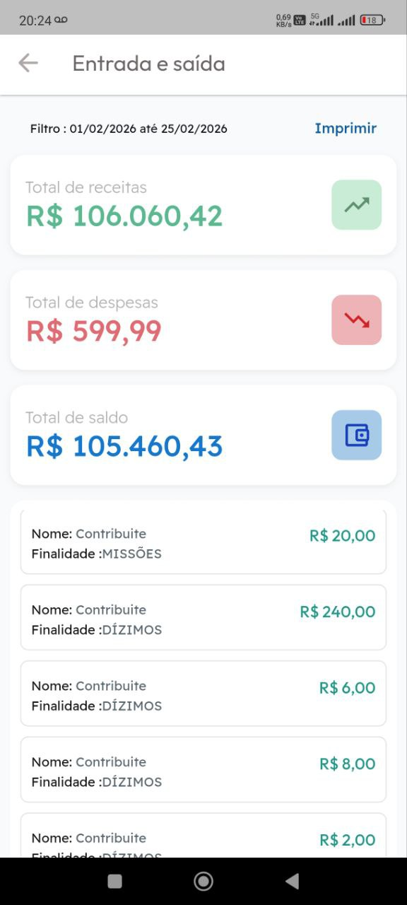 Entrada e Saída Concilia Pix