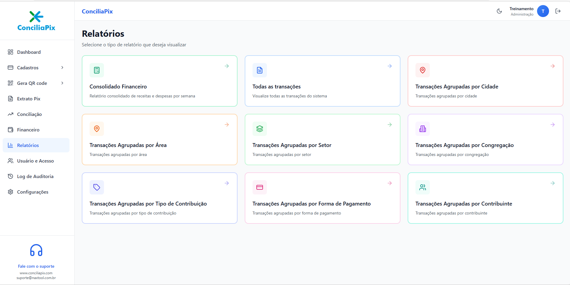 Múltiplos Relatórios
